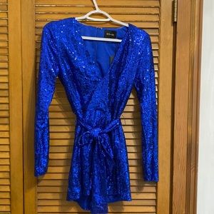 Adorable blue romper